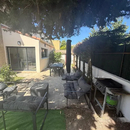 Arene Maison De Renovee, Spa, Clim, 6 Pers Feriehus Nîmes
